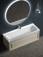 Мебель для ванной комнаты Sancos Very 120 beige soft, раковина CN7017