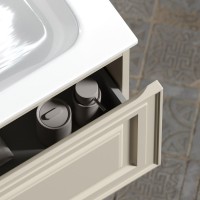 Мебель для ванной комнаты Sancos Very 120 beige soft, раковина CN7017