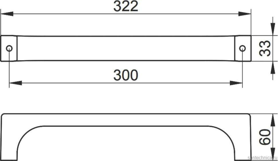 Поручень Keuco Edition 11 107030000 никель шлифованный
