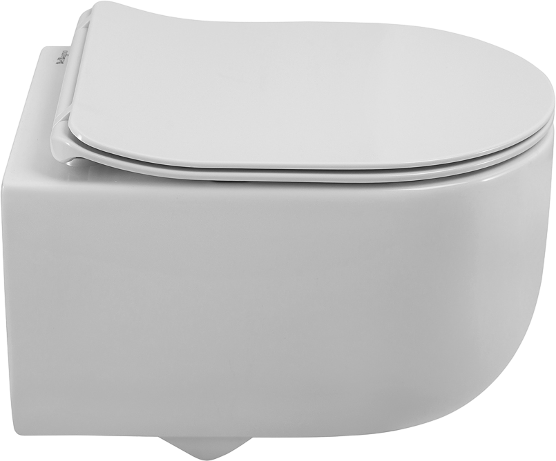 Унитаз подвесной BelBagno Soft BB084CH-TOR безободковый, крышка BB2034SC с микролифтом