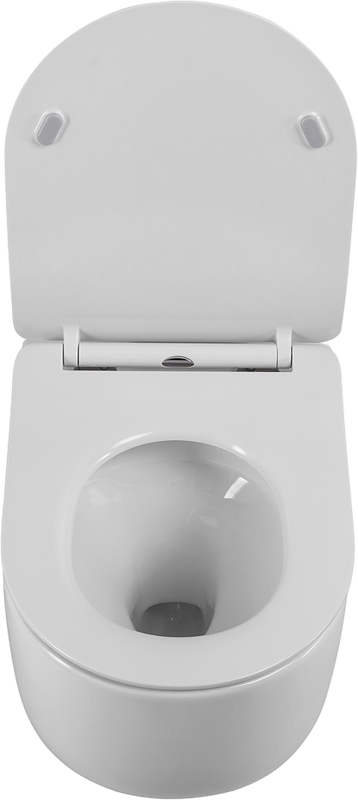 Унитаз подвесной BelBagno Soft BB084CH-TOR безободковый, крышка BB2034SC с микролифтом
