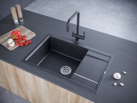Смеситель для кухни Paulmark Wetter We213030-401 антрацит