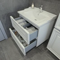 Тумба с раковиной Caprigo Ponza 70 белая