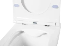 Унитаз подвесной BelBagno Amanda BB051CHR безободковый, крышка BB870SC с микролифтом