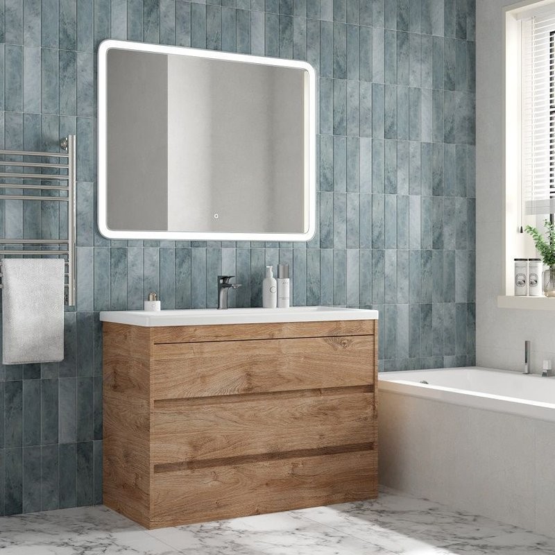 Тумба под раковину Art&Max Family-M 100 напольная, harbor golden