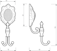Крючок Migliore Cleopatra 16690 золото