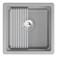 Мойка кухонная Granula Kitchen Space 4501iU алюминиум Мойка кухонная Granula Kitchen Space 4501iU алюминиум