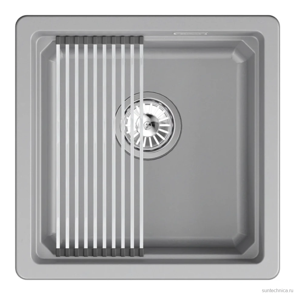 Мойка кухонная Granula Kitchen Space 4501iU алюминиум