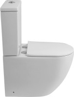 Унитаз-компакт напольный BelBagno Amanda BB051CPR безободковый, крышка BB051-2SC с микролифтом, бачок BB051T