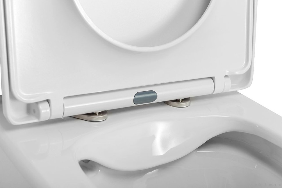 Унитаз-компакт напольный BelBagno Amanda BB051CPR безободковый, крышка BB051-2SC с микролифтом, бачок BB051T