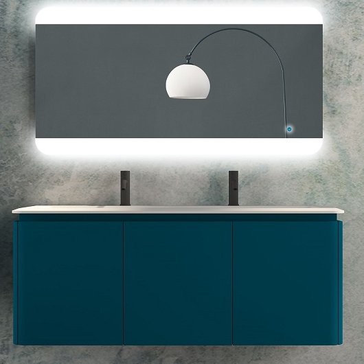 Мебель для ванной комнаты Cezares Stylus 140, blu petrolio