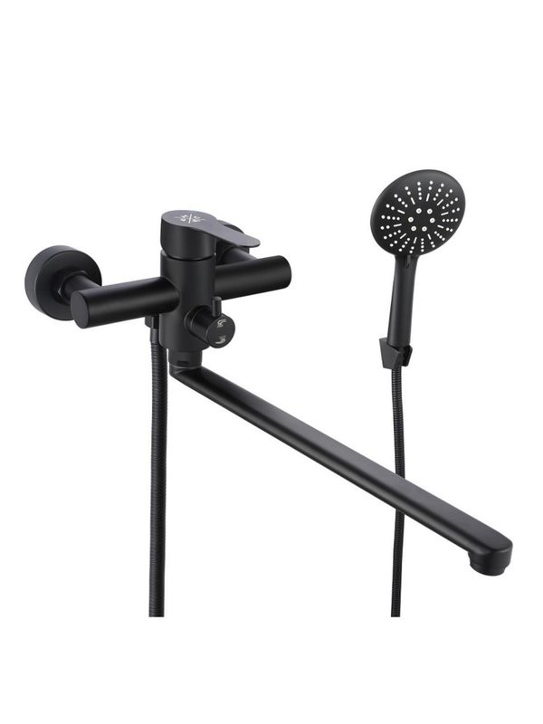 Смеситель с длинным изливом для ванны РМС Sus124bl SUS124BL-006EP