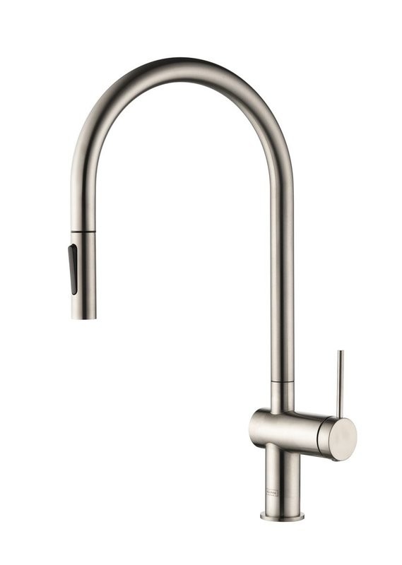 Смеситель для кухни AQUAme Cucina с выдвижным изливом AQM9901BN
