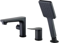 Смеситель на борт ванны Lemark Bronx LM3745BL черный Смеситель на борт ванны Lemark Bronx LM3745BL черный