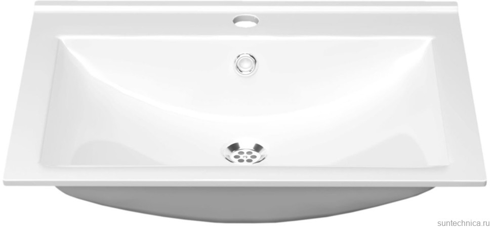 Тумба с раковиной Laparet Sinergia 60 подвесная, антрацит