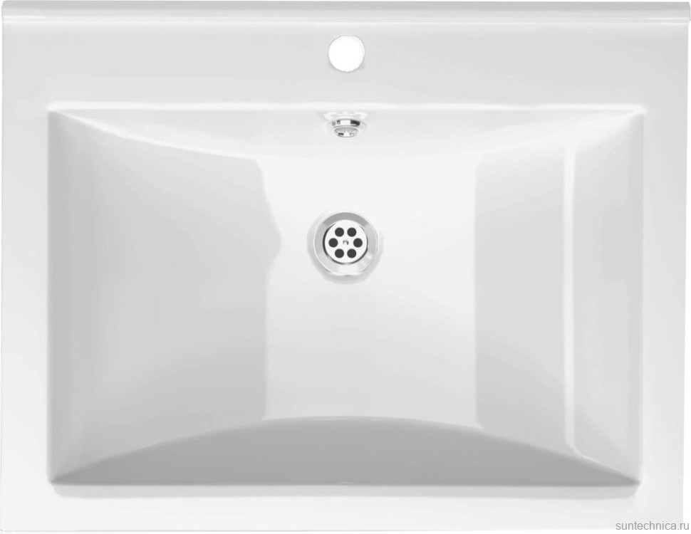 Тумба с раковиной Laparet Sinergia 60 подвесная, антрацит