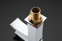 Смеситель для раковины Gappo G07-8 G1007-8 белый, хром