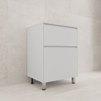 Тумба под раковину без столешницы Style Line Лима Plus 60 напольная, эмаль, белая матовая