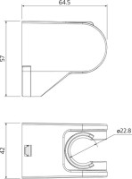 Настенный держатель Milardo 360CP00M53