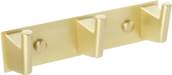 Крючок Fixsen Trend Gold 99005-3 матовое золото, 3 крючка