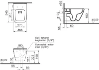 Комплект VitrA Integra Square 9856B003-7206 Комплект VitrA Integra Square 9856B003-7206