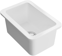 Мойка кухонная Domaci Сиена 50325-101 белый глянец Мойка кухонная Domaci Сиена 50325-101 белый глянец