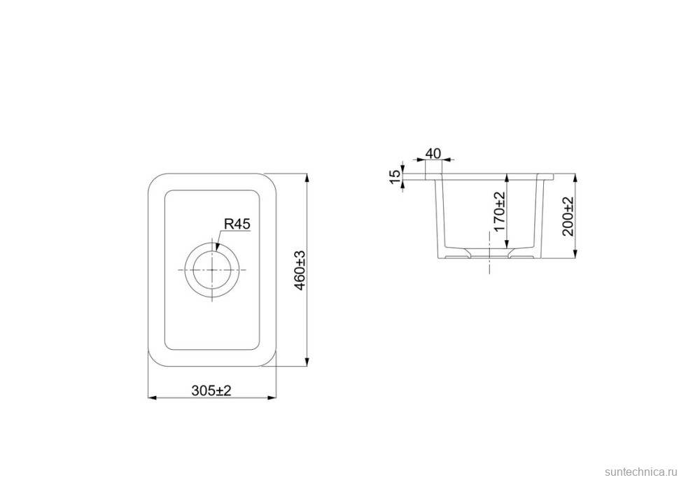 Мойка кухонная Domaci Сиена 50325-101 белый глянец