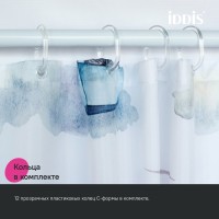 Штора для ванной IDDIS Base BO02P18i11 180х200, белая