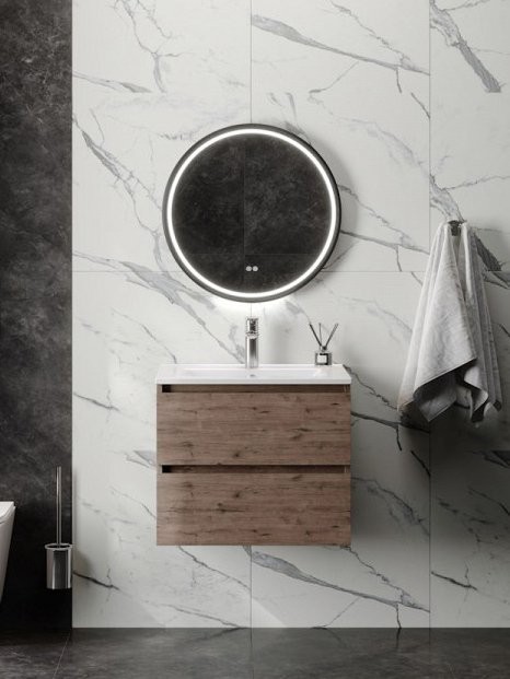 Тумба под раковину без столешницы Teymi Laina 60 темный дуб