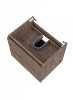 Тумба под раковину без столешницы Teymi Laina 60 темный дуб