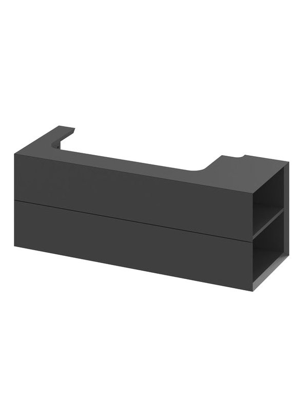 Тумба под раковину без столешницы Ravak Lite SD 120 R матовая черная