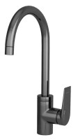 Смеситель для кухни Wasserkraft Wiese 8407 оружейная сталь
