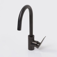 Смеситель для кухни Wasserkraft Wiese 8407 оружейная сталь