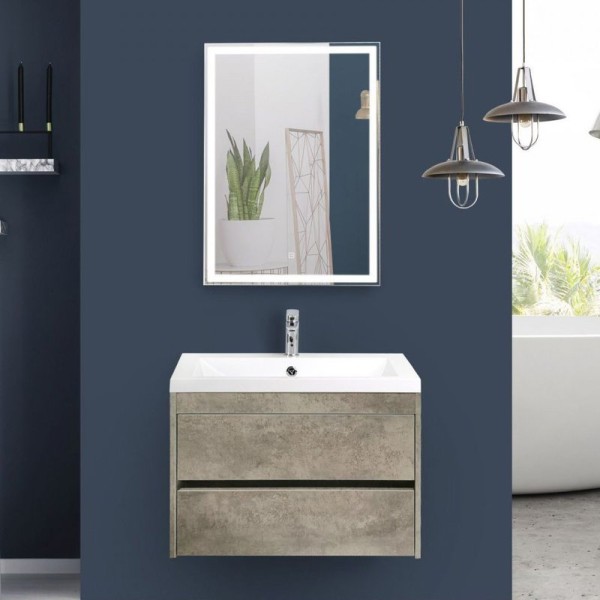 Мебель для ванной комнаты Art&Max Family 75, подвесная, Cemento Veneto