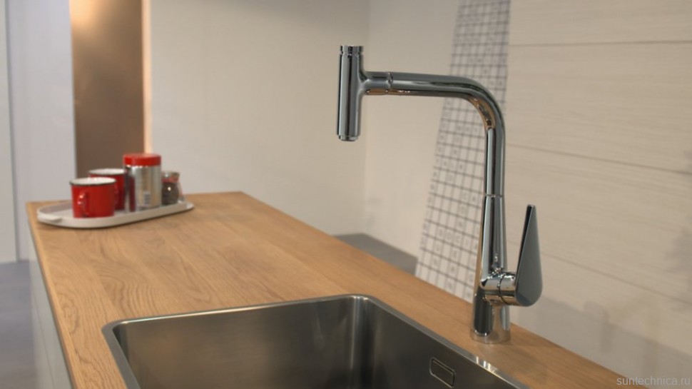 Смеситель для кухни Hansgrohe Talis Select M51 73852000 хром