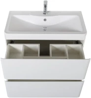 Мебель для ванной комнаты BelBagno Albano 90 напольная, bianco lucido