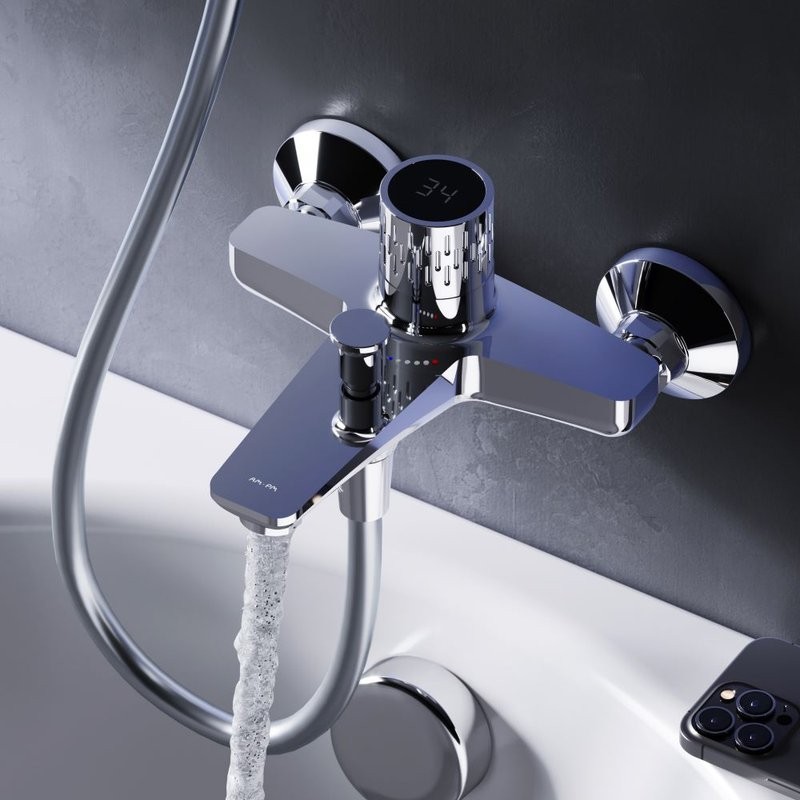 Смеситель для ванны с душем AM.PM Gem F90A10400 хром