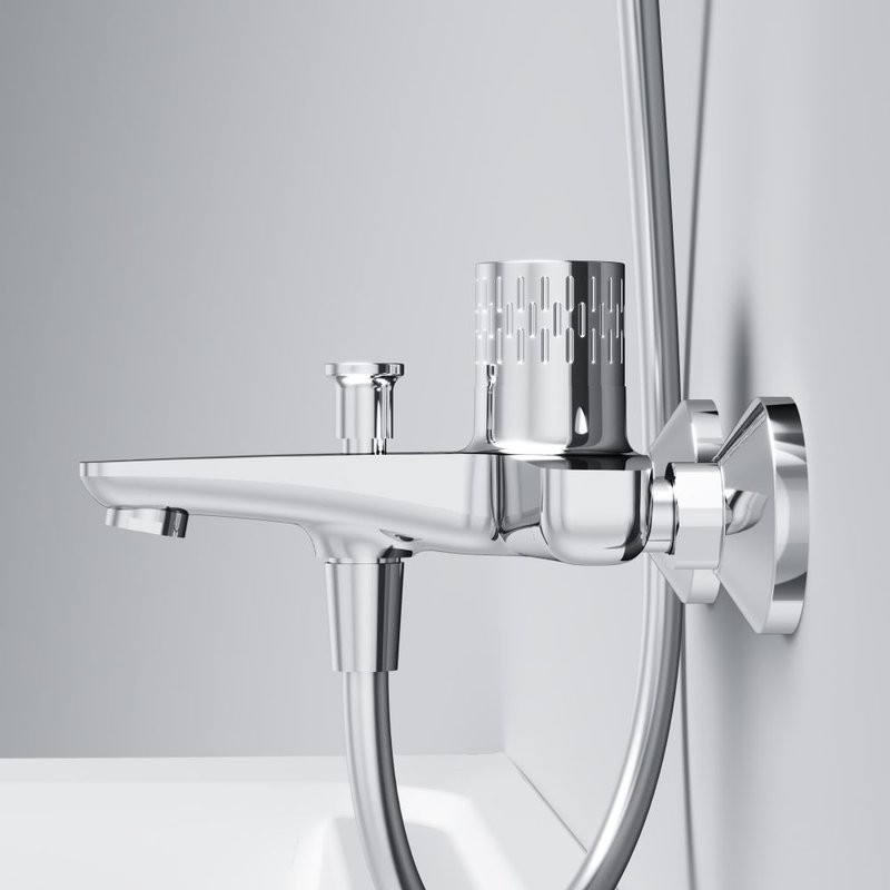 Смеситель для ванны с душем AM.PM Gem F90A10400 хром