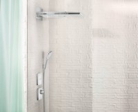 Верхний душ Hansgrohe Rainmaker Select 580 3jet 24011400 EcoSmart, белый, хром
