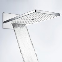 Верхний душ Hansgrohe Rainmaker Select 580 3jet 24011400 EcoSmart, белый, хром