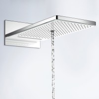 Верхний душ Hansgrohe Rainmaker Select 580 3jet 24011400 EcoSmart, белый, хром