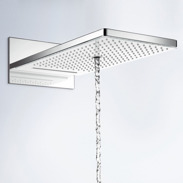 Верхний душ Hansgrohe Rainmaker Select 580 3jet 24011400 EcoSmart, белый, хром