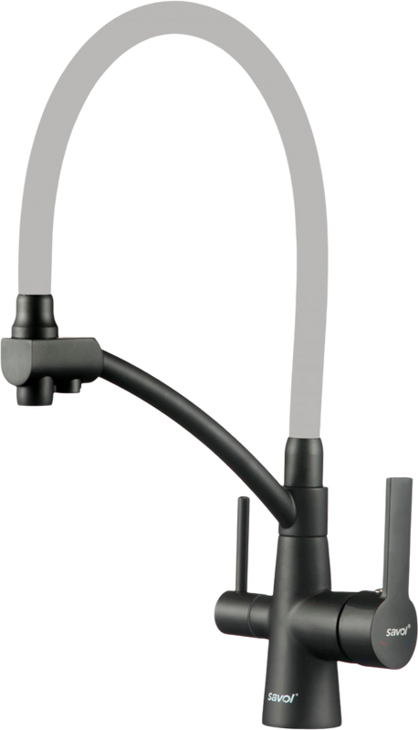Смеситель для кухни Savol S-L1805H-04 с гибким изливом