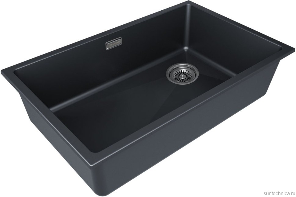 Комплект Мойка Paulmark Lumi LU74SK-AN антрацит + Измельчитель Bone Crusher BC 810-SL Slim Line