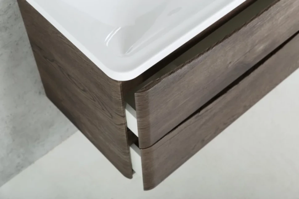 Тумба под раковину BelBagno Acqua 100 подвесная, robere nature grigio