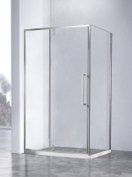 Душевой уголок Vincea Slim-N VSR-4SNP1011CL 110х100, профиль хром, стекло прозрачное