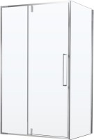 Душевой уголок Vincea Slim-N VSR-4SNP1011CL 110х100, профиль хром, стекло прозрачное