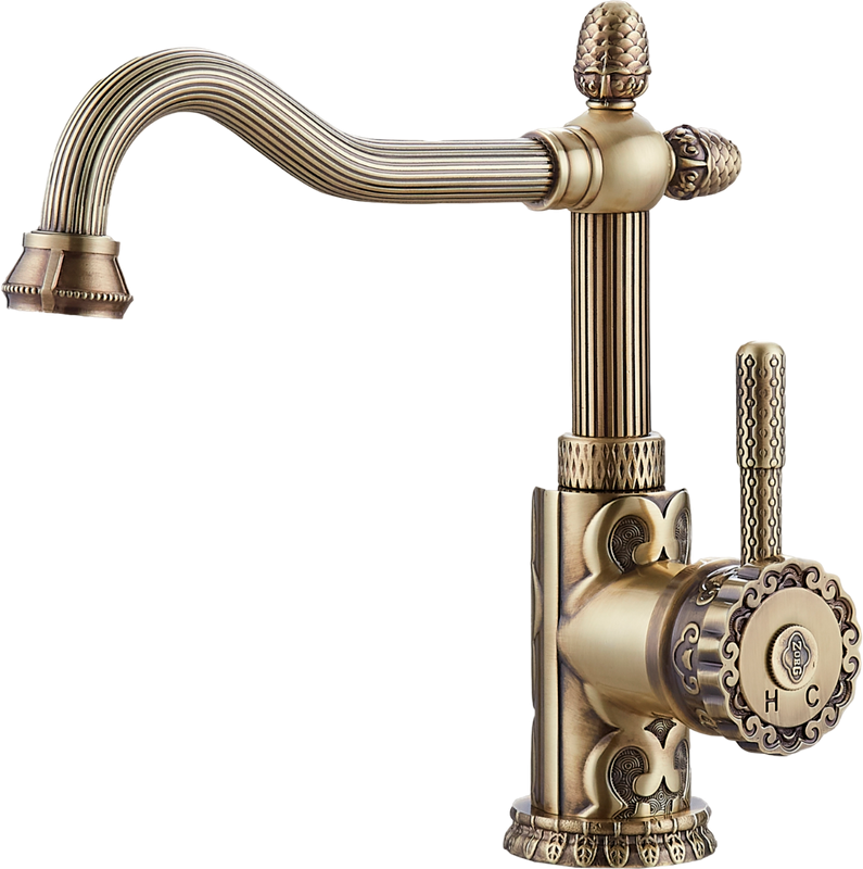 Смеситель для кухни Zorg Antic A 423 K-BR бронза