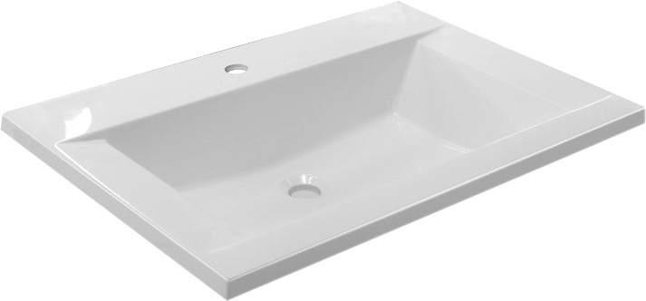 Тумба с раковиной Misty Терра 70 серая