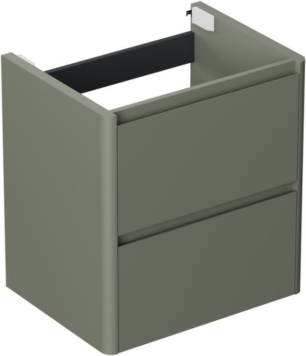 Тумба под раковину без столешницы Allen Brau Gravity 60 2 ящика, матовая олива